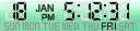 skin - LCD Clock
